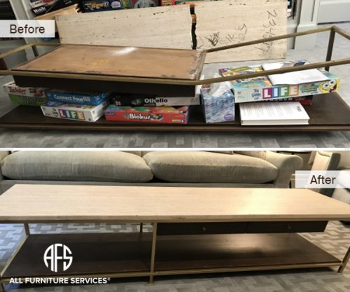 brass-bronze-metal-base-cracked-collapsed-furniture-store-top-coffee-table-repair-welding-gilding-gold-reinforcing