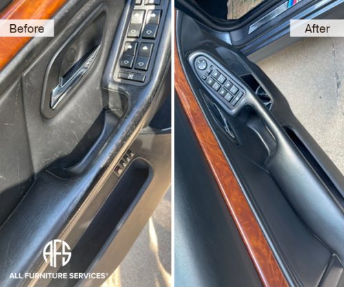 car-auto-door-panel-hand-rest-leather-vinyl-repair-color-match-dye-fix-tears-cracks-discolorations