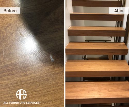 delivery-damage-repair-hardwood-floor-steps-nicks-scratches-dents-gouges-repair-fill-in-touch-up-color-and-finish-blend-refinish